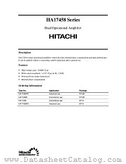 HA17485FP datasheet pdf Hitachi Semiconductor
