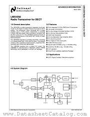 LMX4268 datasheet pdf National Semiconductor