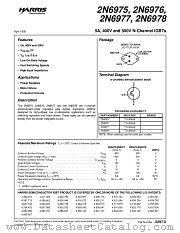 2N6976 datasheet pdf Intersil