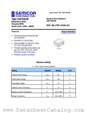 2N3700UB datasheet pdf Semicoa Semiconductor