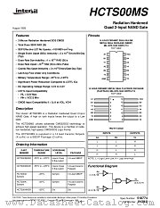 HCTS00KMSR datasheet pdf Intersil