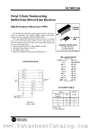 SL74HC244D datasheet pdf System Logic Semiconductor