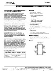 L6562 datasheet pdf Intersil