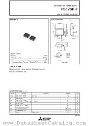 FS5VSH-2 datasheet pdf Mitsubishi Electric Corporation