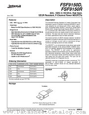 FSF9150R1 datasheet pdf Intersil
