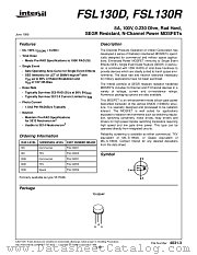 FSL130R datasheet pdf Intersil