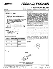 FSS230R3 datasheet pdf Intersil