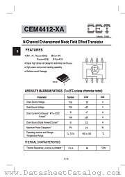 CEM4412 datasheet pdf Chino-Excel Technology