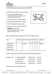CFY66-08 datasheet pdf Infineon