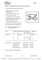 CGY41 datasheet pdf Infineon