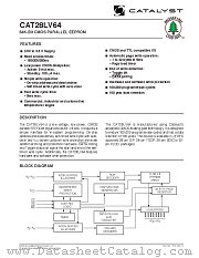 CAT28LV64XI-15T datasheet pdf Catalyst Semiconductor