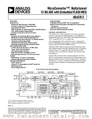 ADUC812BS datasheet pdf Analog Devices