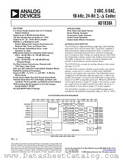 AD1838AASZ-REEL datasheet pdf Analog Devices