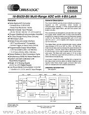 CS5525-BP datasheet pdf Cirrus Logic
