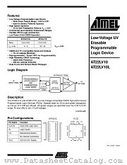 AT22LV10-25SC datasheet pdf Atmel