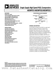ADCMP552BRQ datasheet pdf Analog Devices