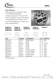 BAR64 datasheet pdf Infineon