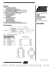 ATF16V8C-7XC datasheet pdf Atmel