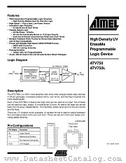 ATV750L-25DM datasheet pdf Atmel