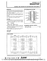 M52307 datasheet pdf Mitsubishi Electric Corporation