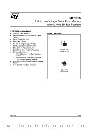 M25P16-VME6TP datasheet pdf ST Microelectronics