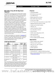EL7566DRE datasheet pdf Intersil
