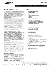 ISL6569CR-T datasheet pdf Intersil