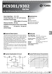 XC9302 datasheet pdf Torex Semiconductor