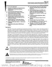 TWL1110TQFP datasheet pdf Texas Instruments