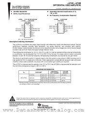 UA733M datasheet pdf Texas Instruments