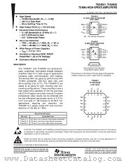THS4052D datasheet pdf Texas Instruments
