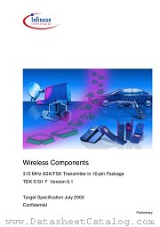 TDK5101F datasheet pdf Infineon