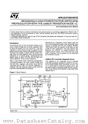 AN667 datasheet pdf ST Microelectronics