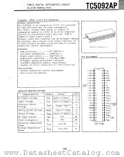 TC5092AP datasheet pdf TOSHIBA