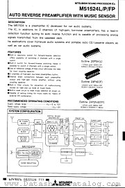 M51524 datasheet pdf Mitsubishi Electric Corporation