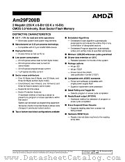 AM29F200 datasheet pdf Advanced Micro Devices