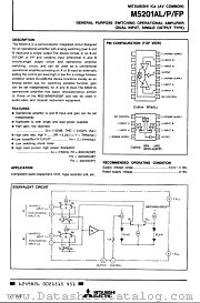 M5201P datasheet pdf Mitsubishi Electric Corporation