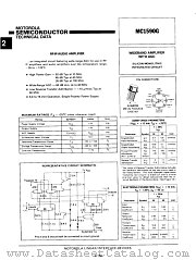 MC1590G datasheet pdf Freescale (Motorola)
