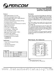 PI5A100 datasheet pdf Pericom Technology
