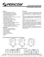 PI5A121TX datasheet pdf Pericom Technology