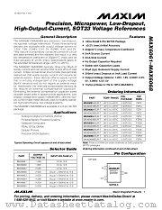 MAX6063BEUR-T datasheet pdf MAXIM - Dallas Semiconductor