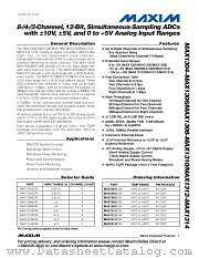 MAX1305ECM datasheet pdf MAXIM - Dallas Semiconductor