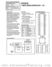 27C210 datasheet pdf Philips