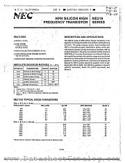 NE21937 datasheet pdf NEC