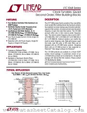 LTC1068I datasheet pdf Linear Technology