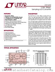 LTC1412CG datasheet pdf Linear Technology