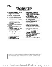 28F200BL-TB datasheet pdf Intel