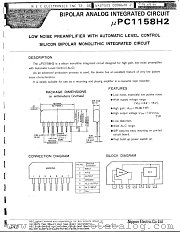 UPC1158H2 datasheet pdf NEC