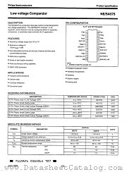 NE575 datasheet pdf Philips