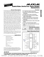 MAX4399CTK datasheet pdf MAXIM - Dallas Semiconductor